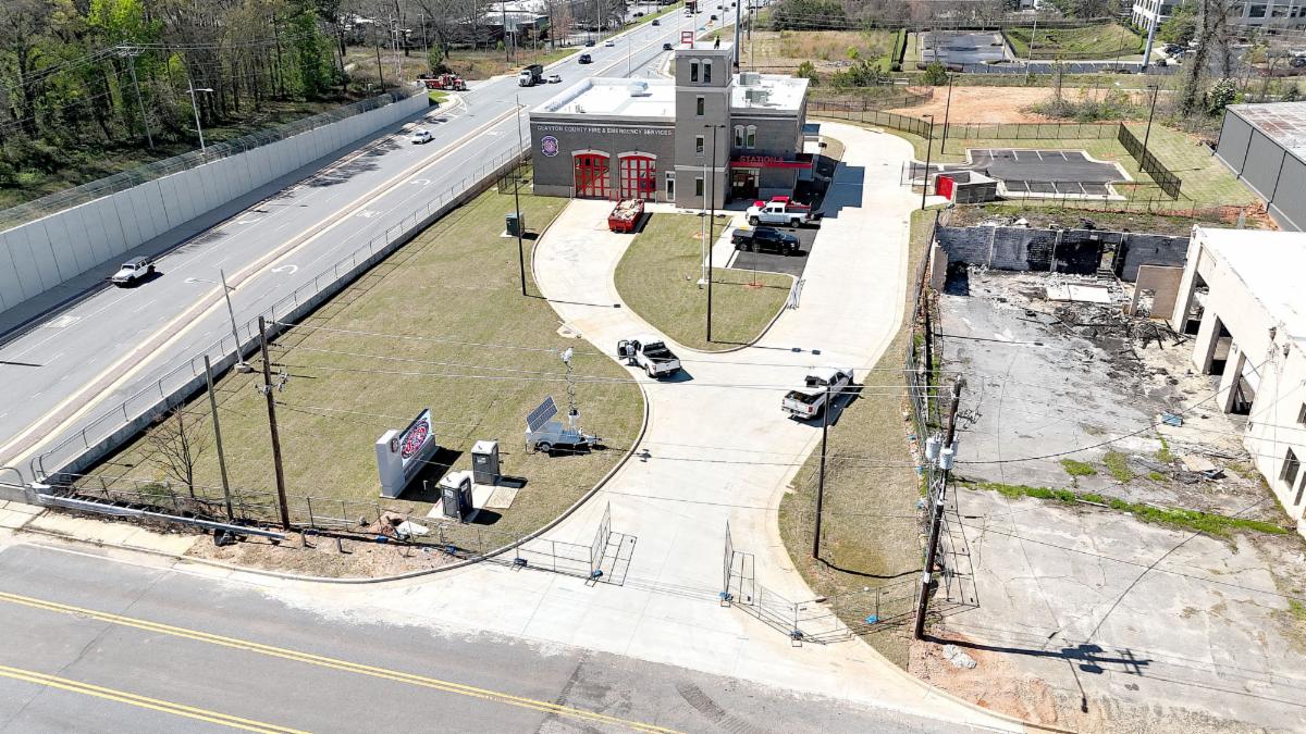 Exterior Picture of Clayton County Fire Station No. 9.