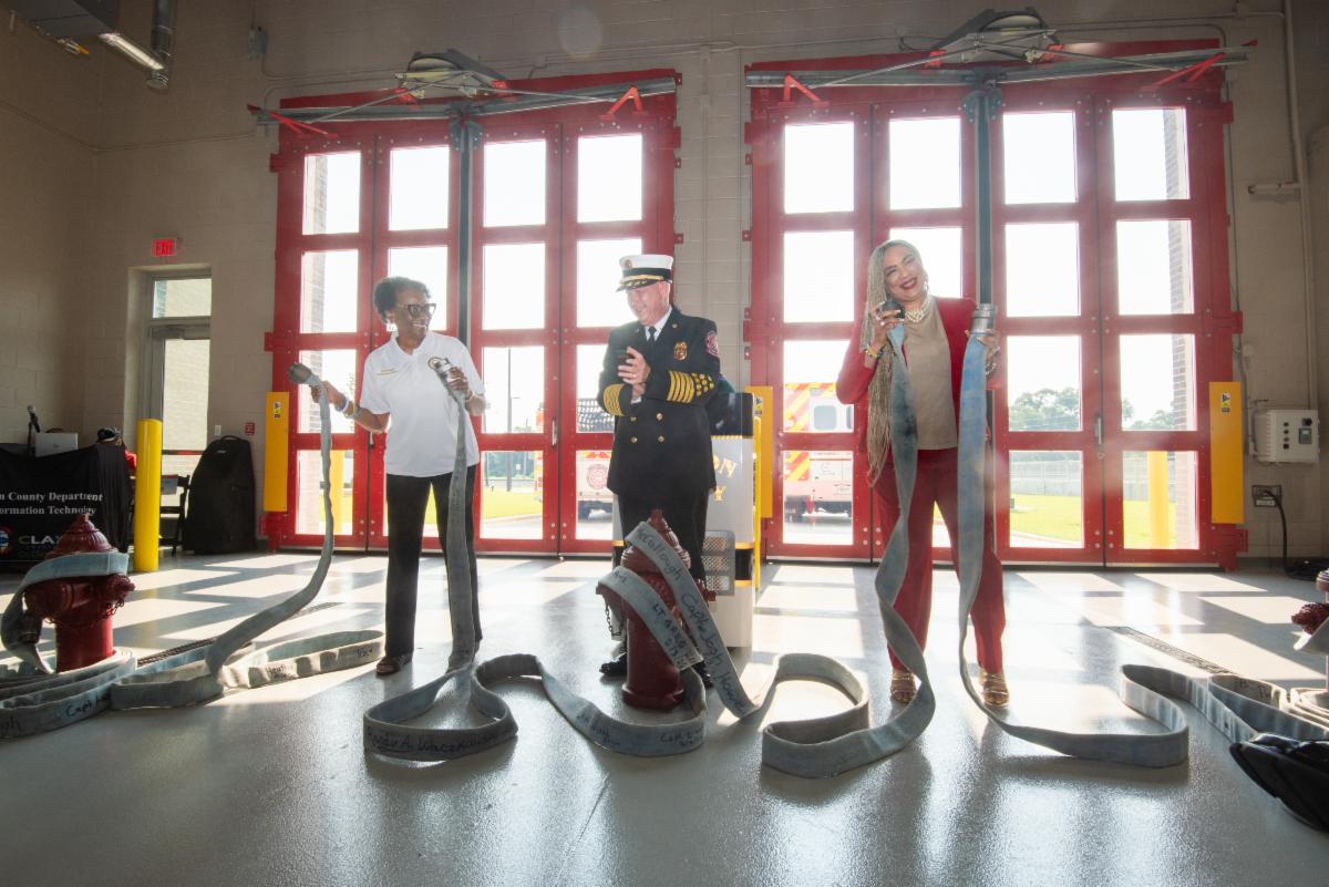 The new Fire Station No. 9 Ribbon Cutting Ceremony
