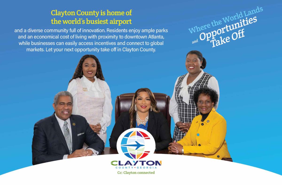 Image of District 4 Commissioner DeMont Davis District 3 Commissioner Tashe Allen Chairwoman Dr Alieka Anderson Henry District 1 Commissioner Alaina Reaves and District 2 Commissioner Gail Hambrick.