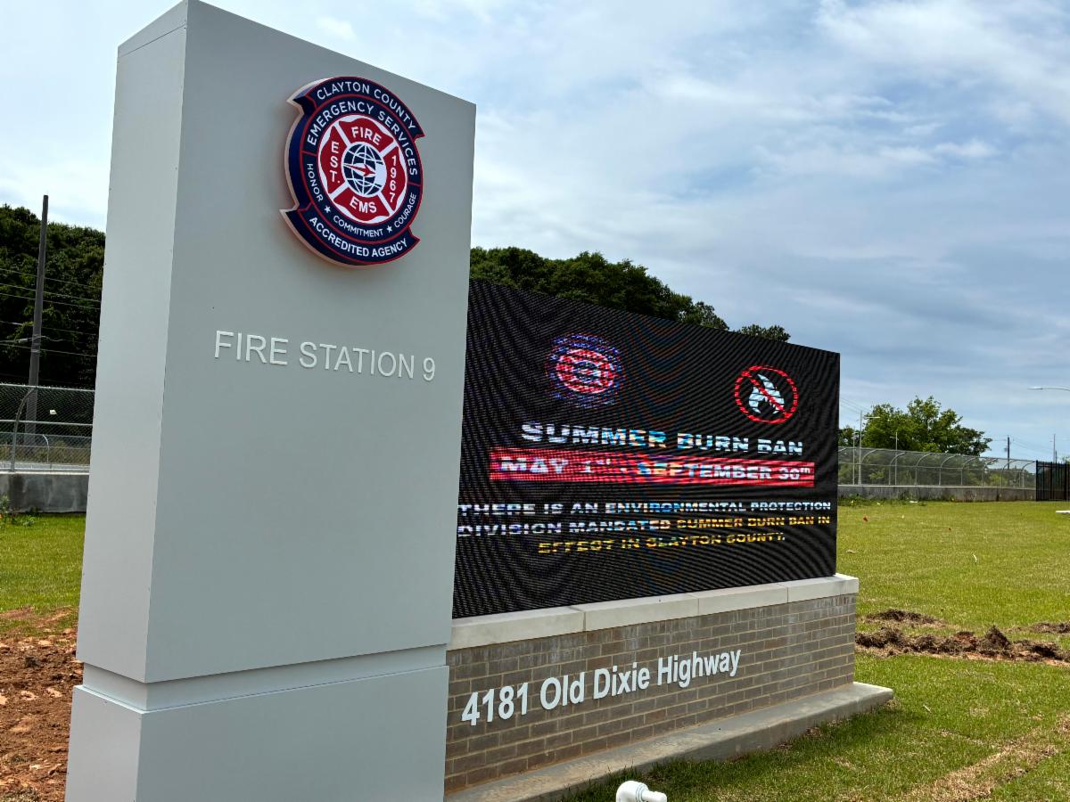 The new Clayton County Fire and Emergency Services Fire Station No 9.