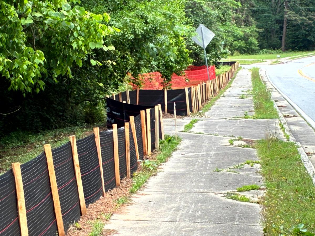 Photo of the new District 2 Pocket Park location