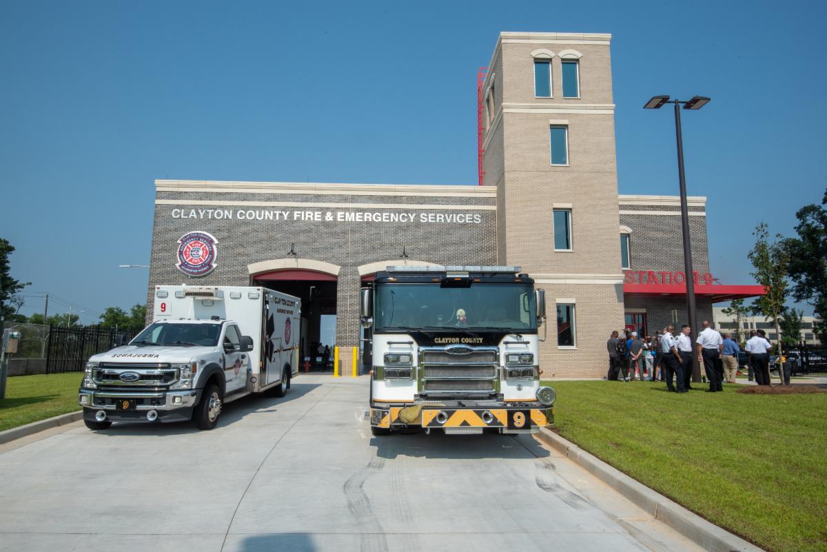 The new Fire Station No. 9 Ribbon Cutting Ceremony