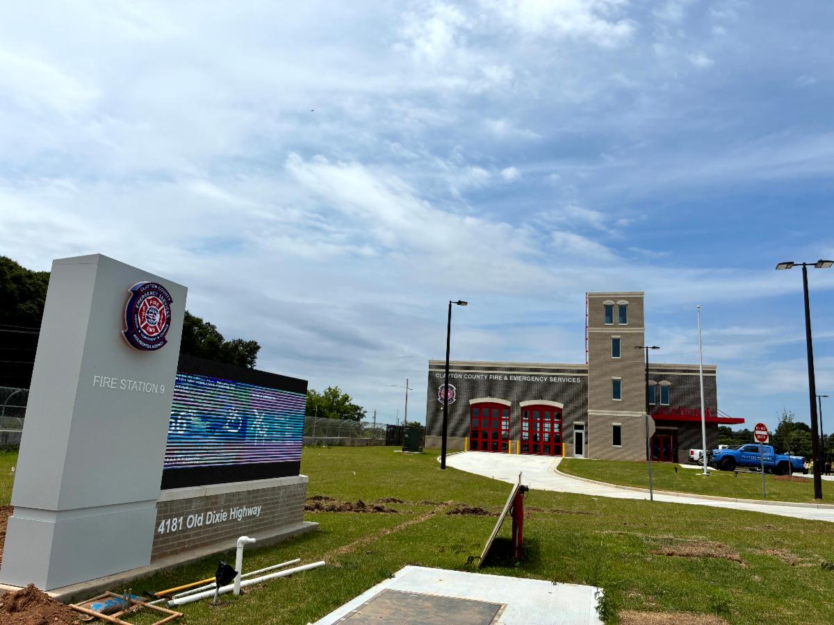 Photo of the new Clayton County Fire Station No. 9