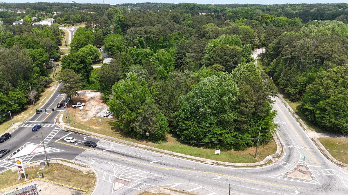 Photo of the new District 2 Pocket Park location