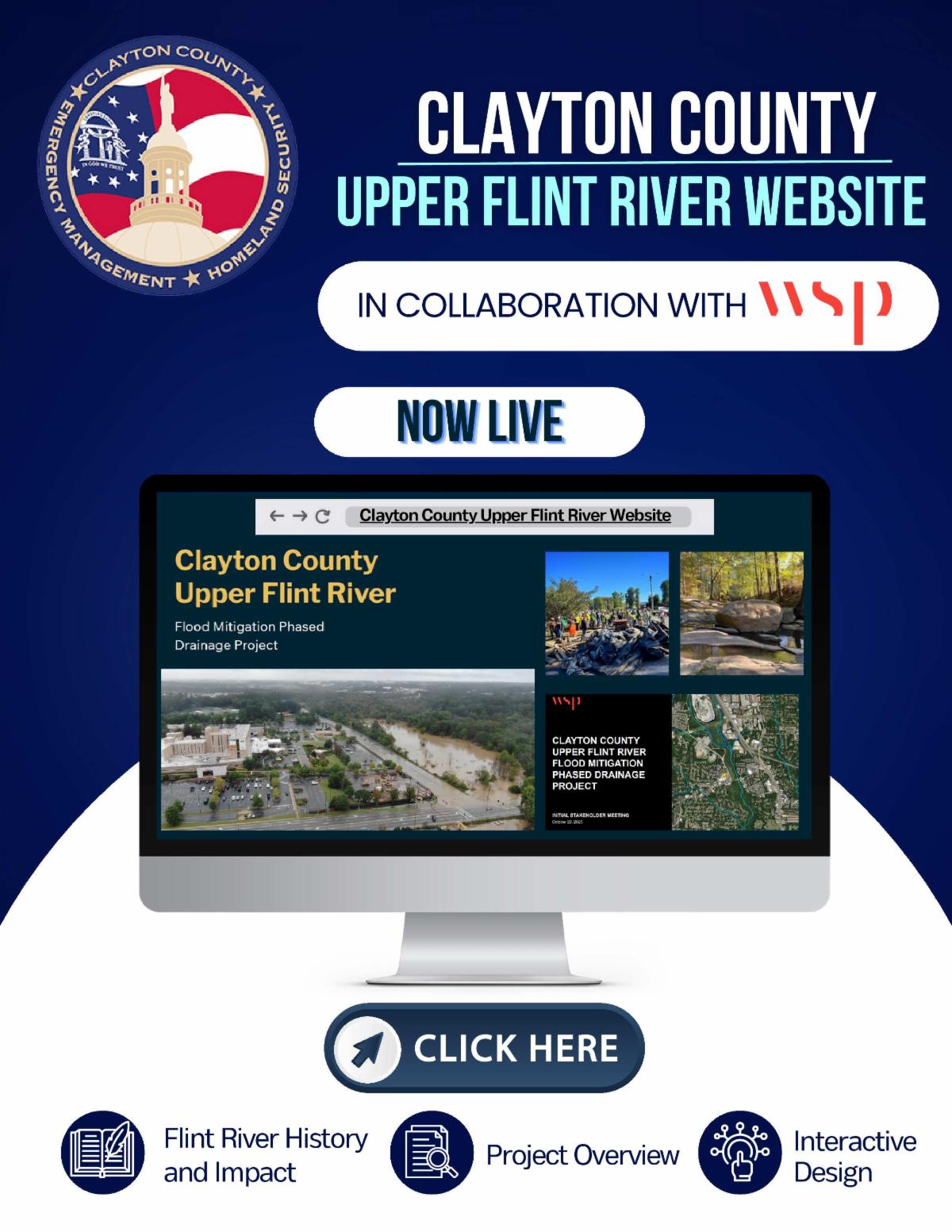 Flyer of the Upper Flint River Story Map