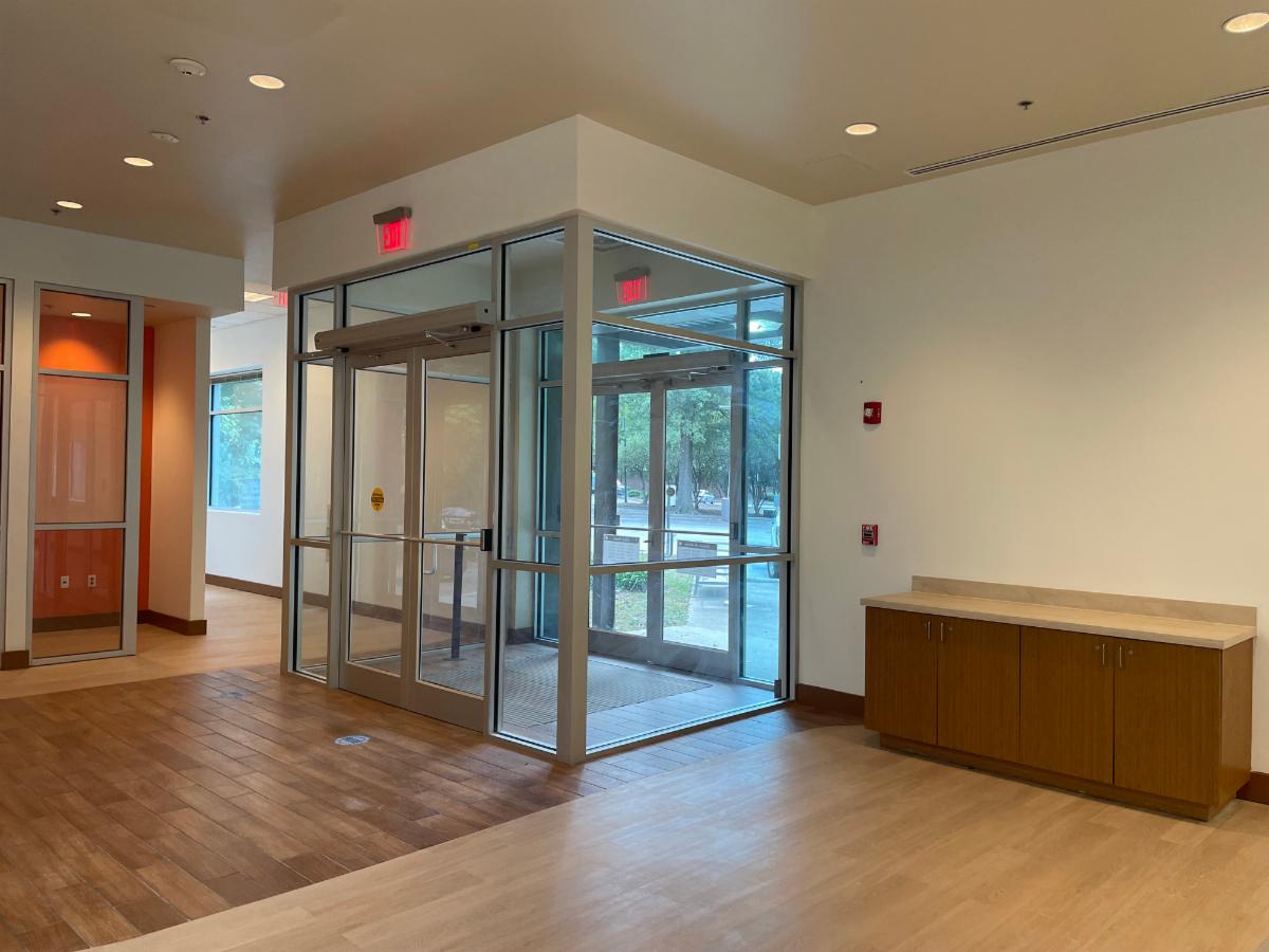 Interior renovation of the Small Business Incubator.