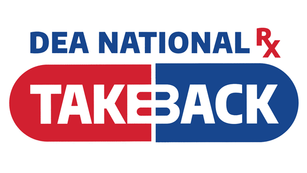 Logo: DEA National Take Back Day.