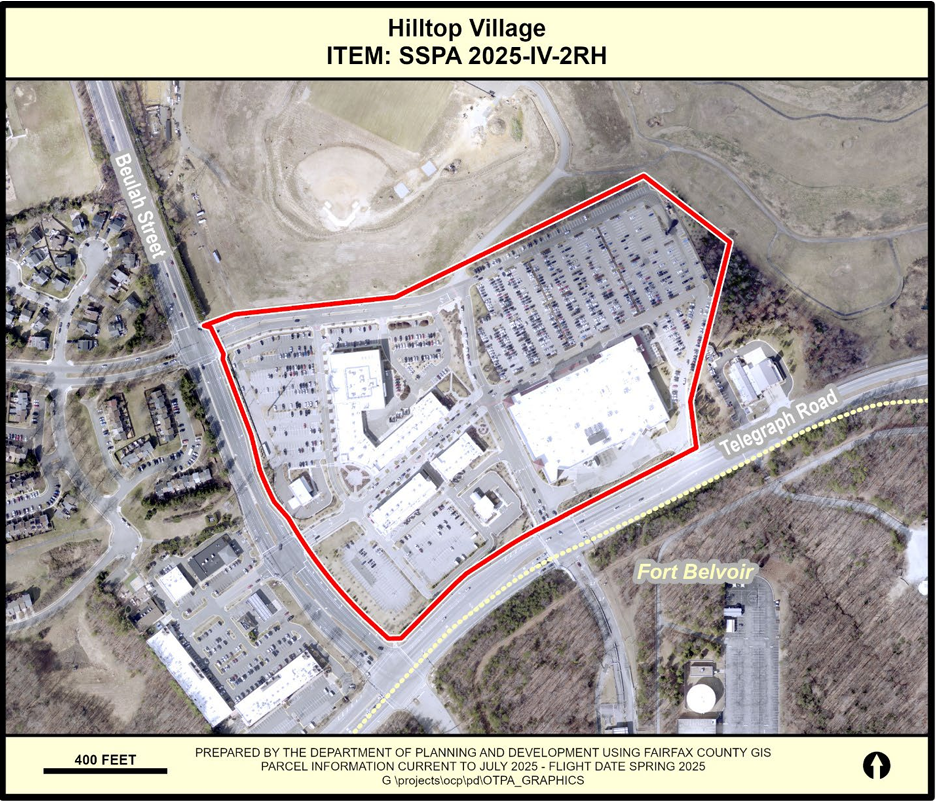 Map of project site for special amendment application.