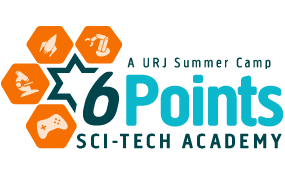 6 points sci tech logo