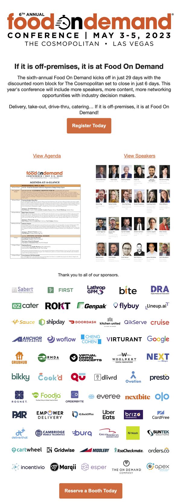 FODC Room Block is Closing in 6 Days, Register Now!