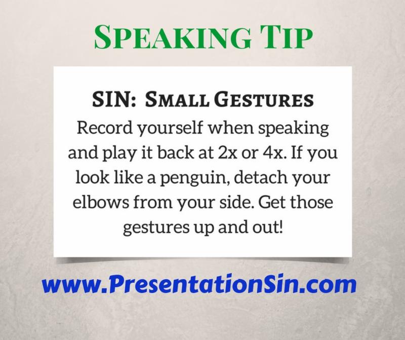 Public Speaking Tip
