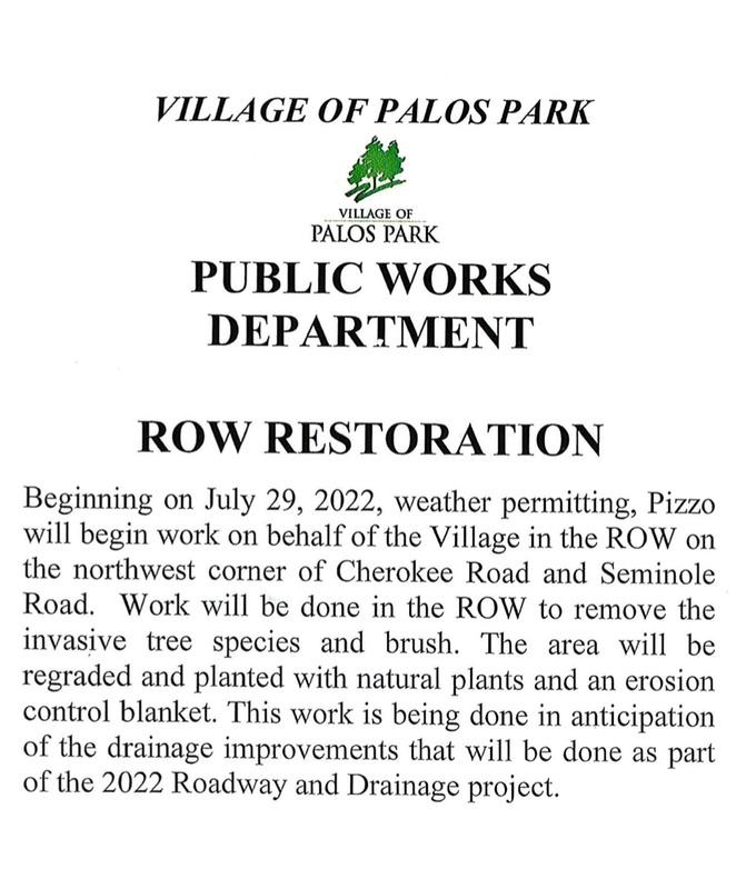 Palos Park Weekly 7/29/22