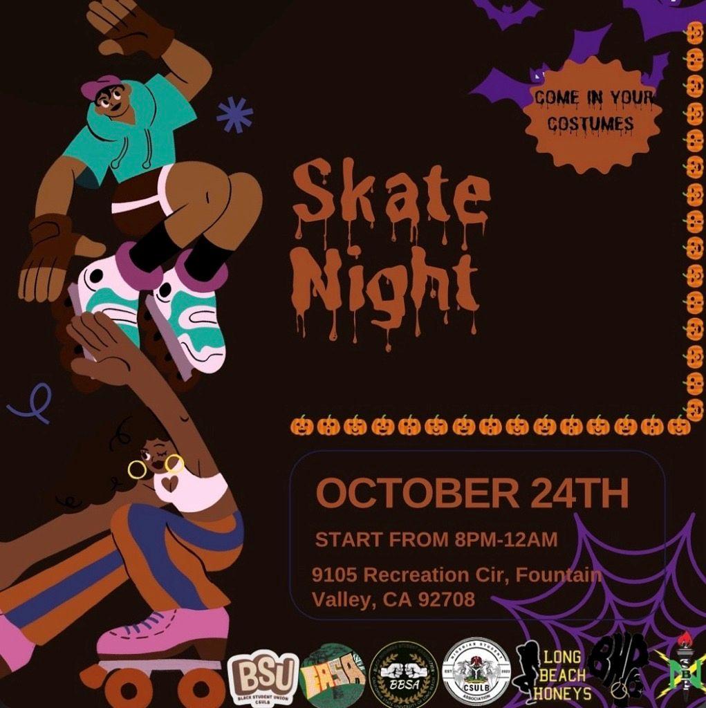 skate night banner