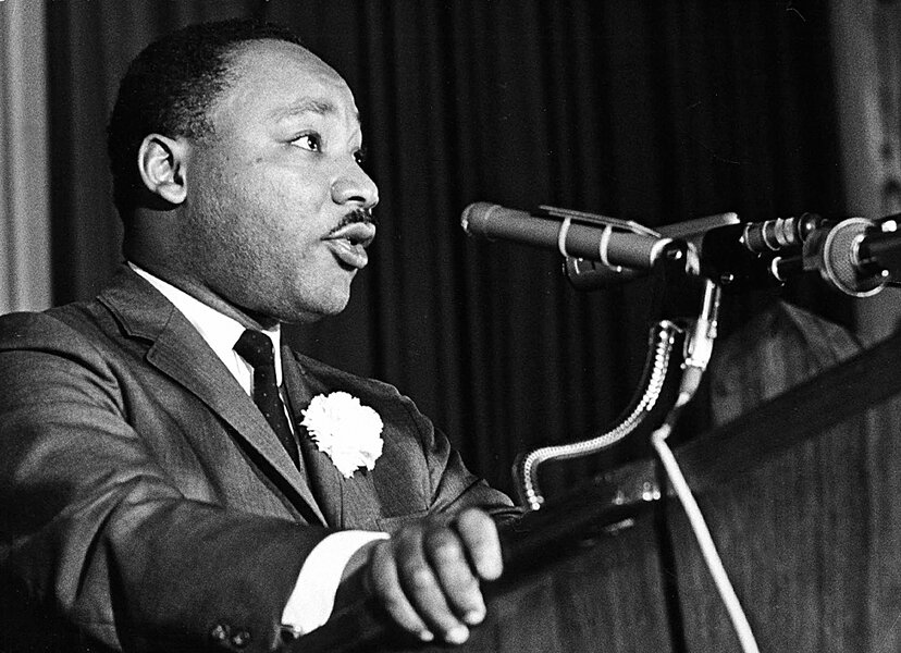 Martin Luther King Jr. picture of his speech 