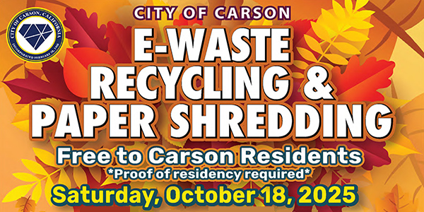 E-waste recycling event banner