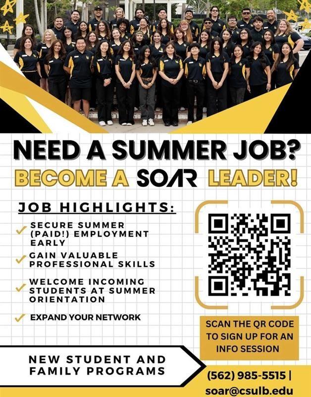 Summer job poster