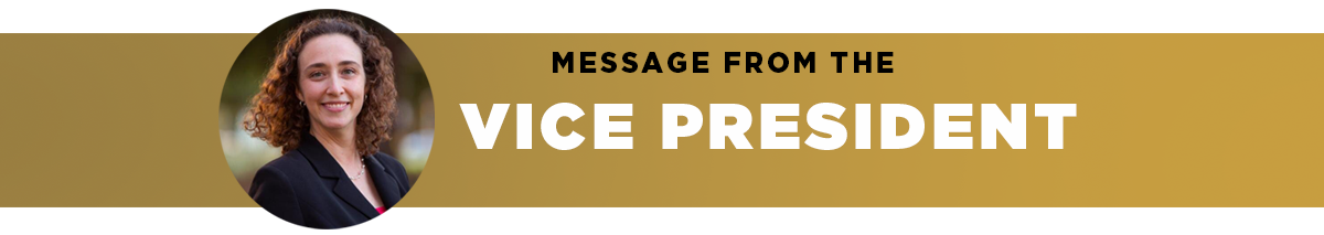 Message From the Vice President