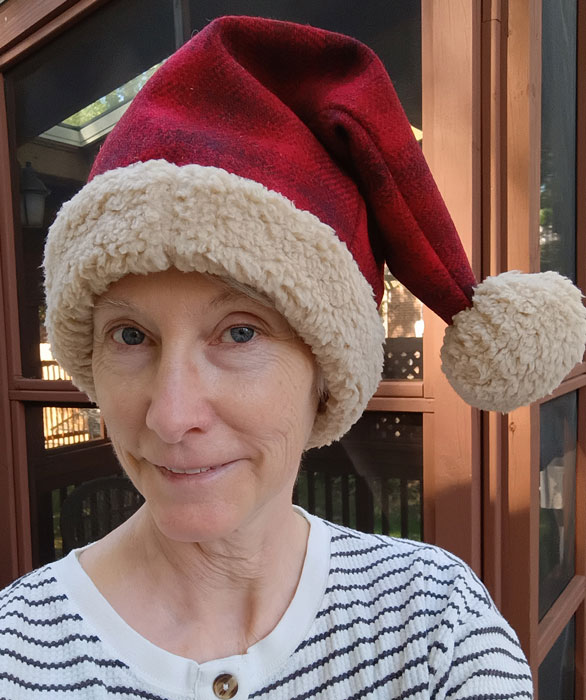 Soft hat with Harris Tweed outer fabric