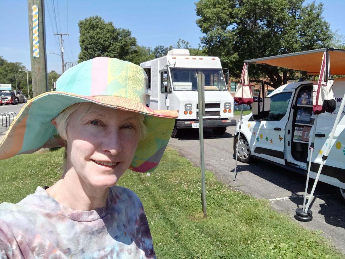 Ellen on E. Monroe Ave with Taco Truck