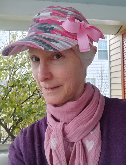 Pink camouflage baseball cap