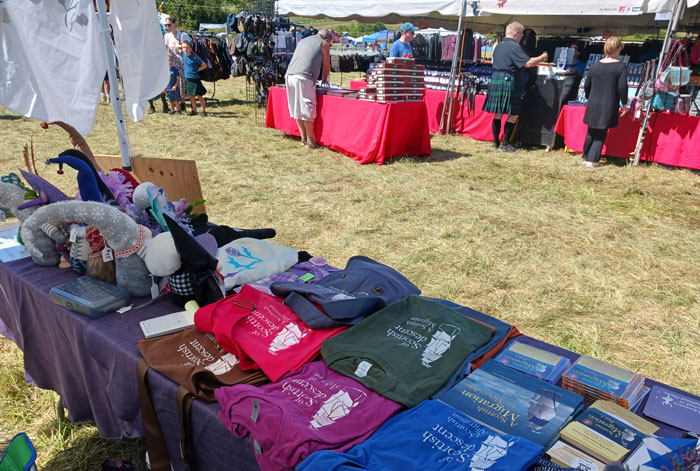 My new shirts at The Scottish Games