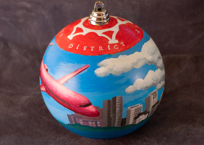 Bridge decoration on White House ornament