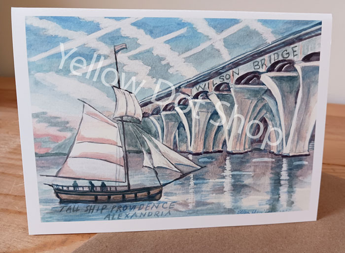 Greeting cards with Ellen's Bridge Ship painting