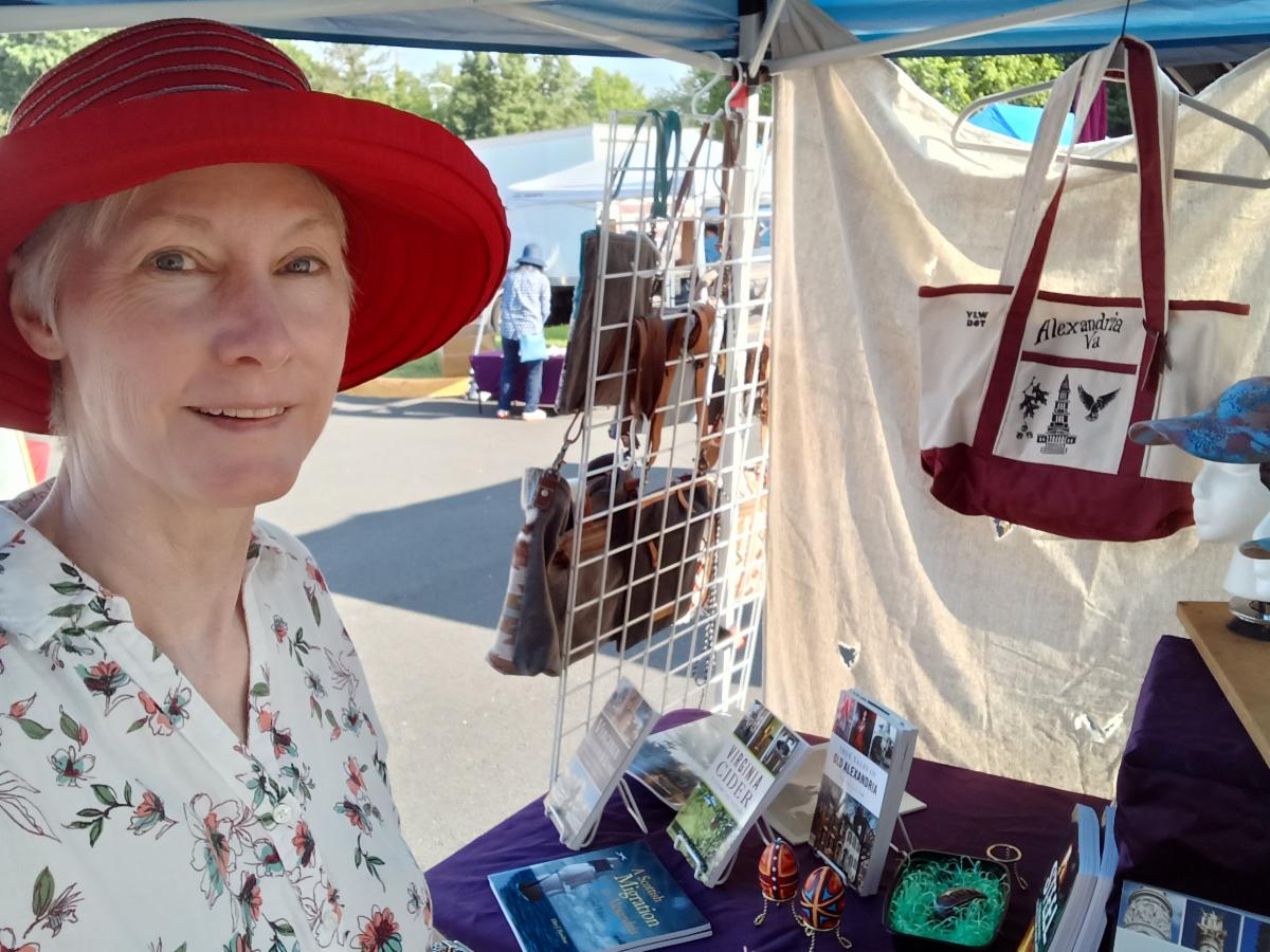 Ellen at Fairfax Saturday Market