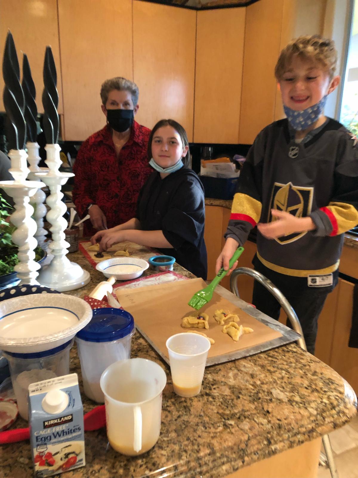 Candle Lighting and Purim Celebration