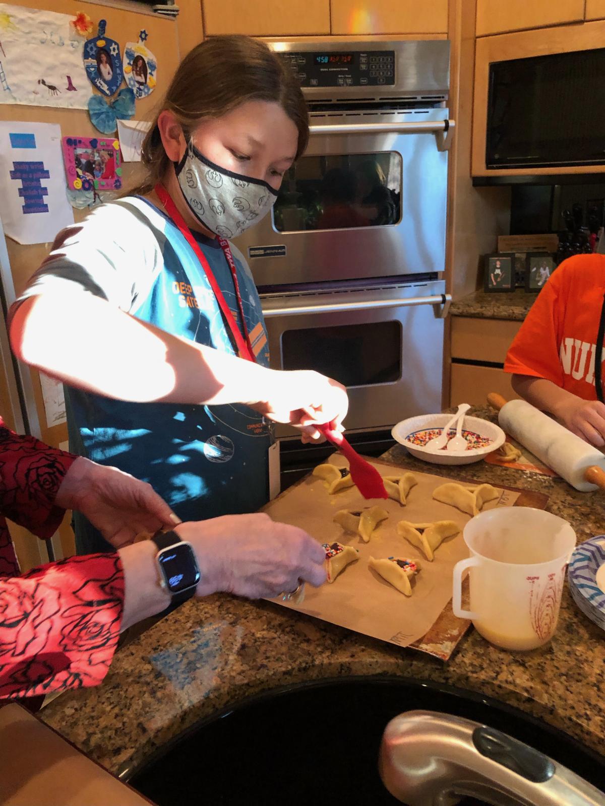 Candle Lighting and Purim Celebration
