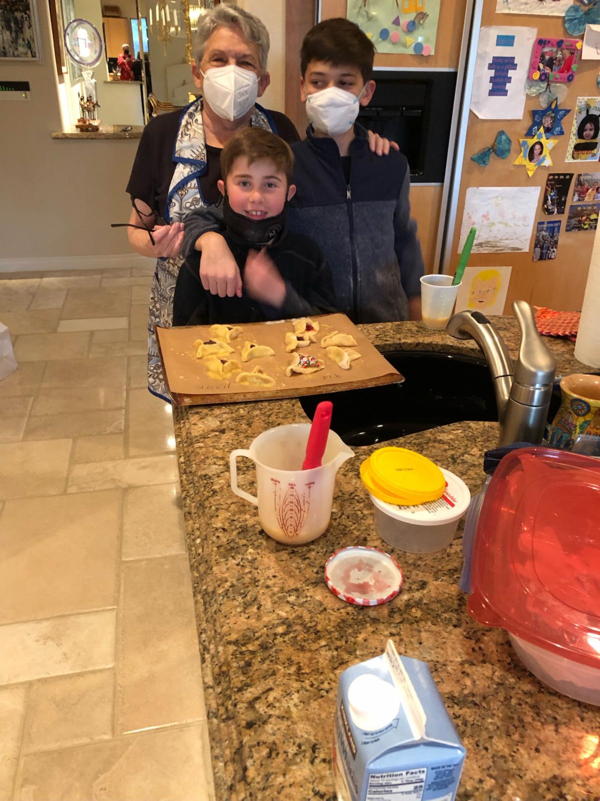 Candle Lighting and Purim Celebration