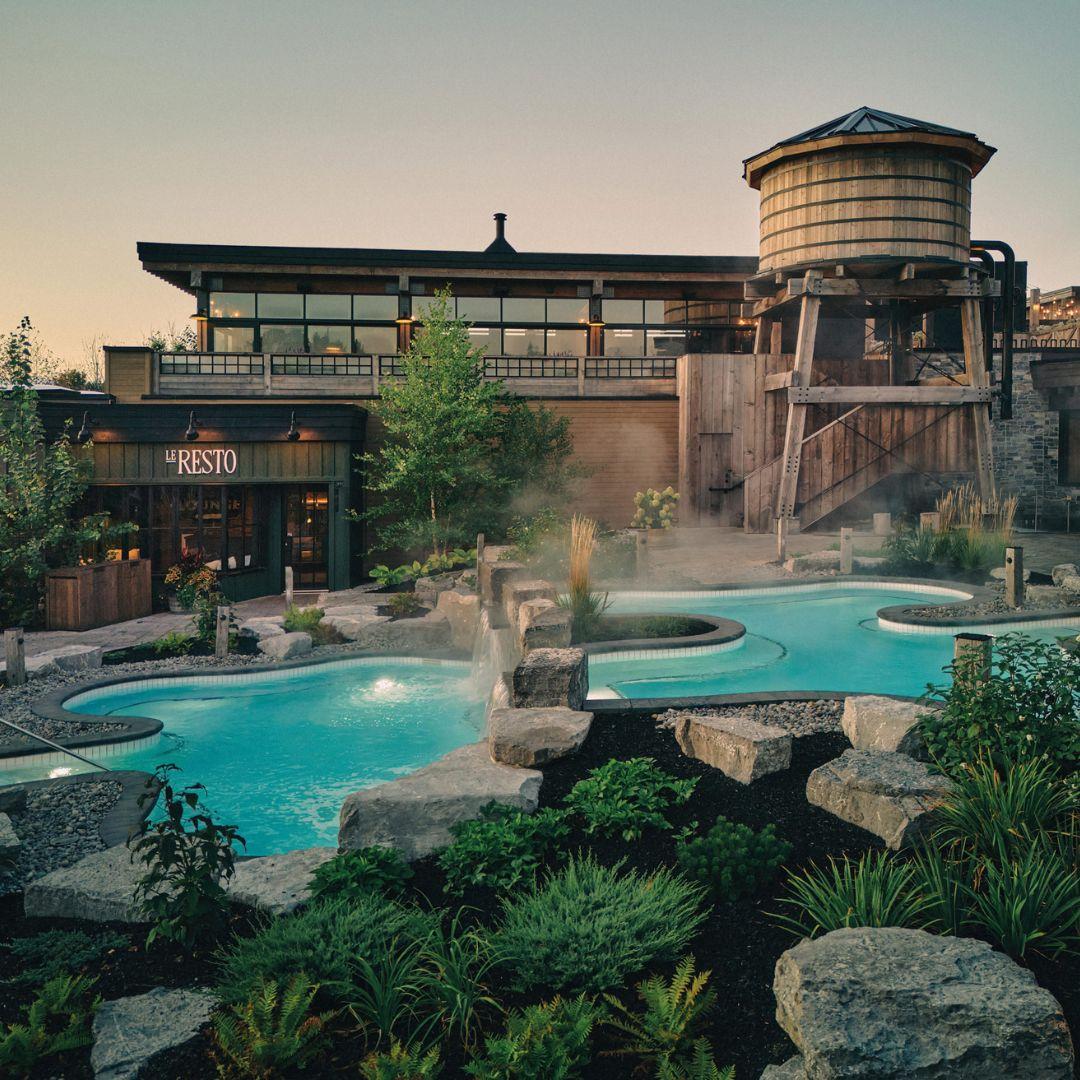 outdoor spa