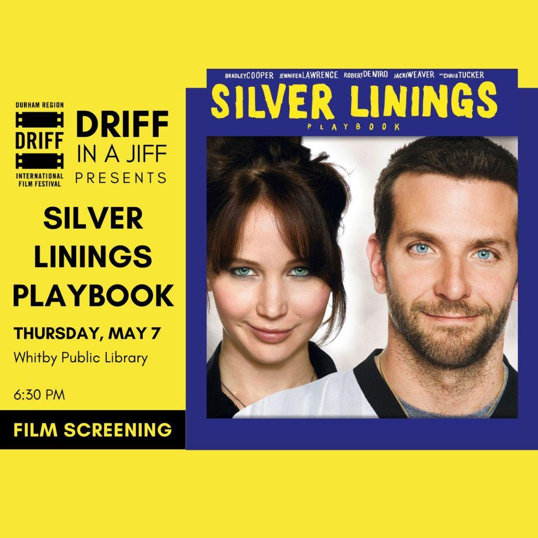 DRIFF in a Jiff logo with picture of Jennifer Lawrence and Bradley Cooper