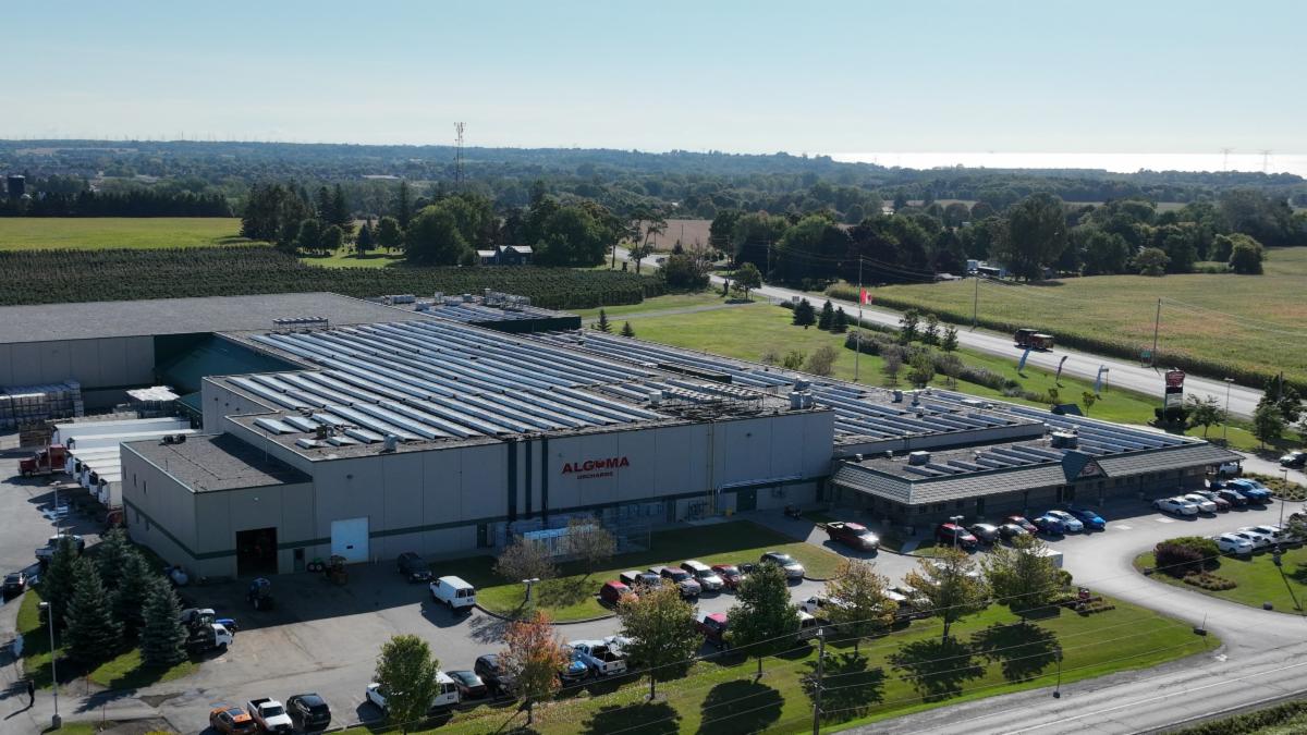 exterior of Algoma processing plant 