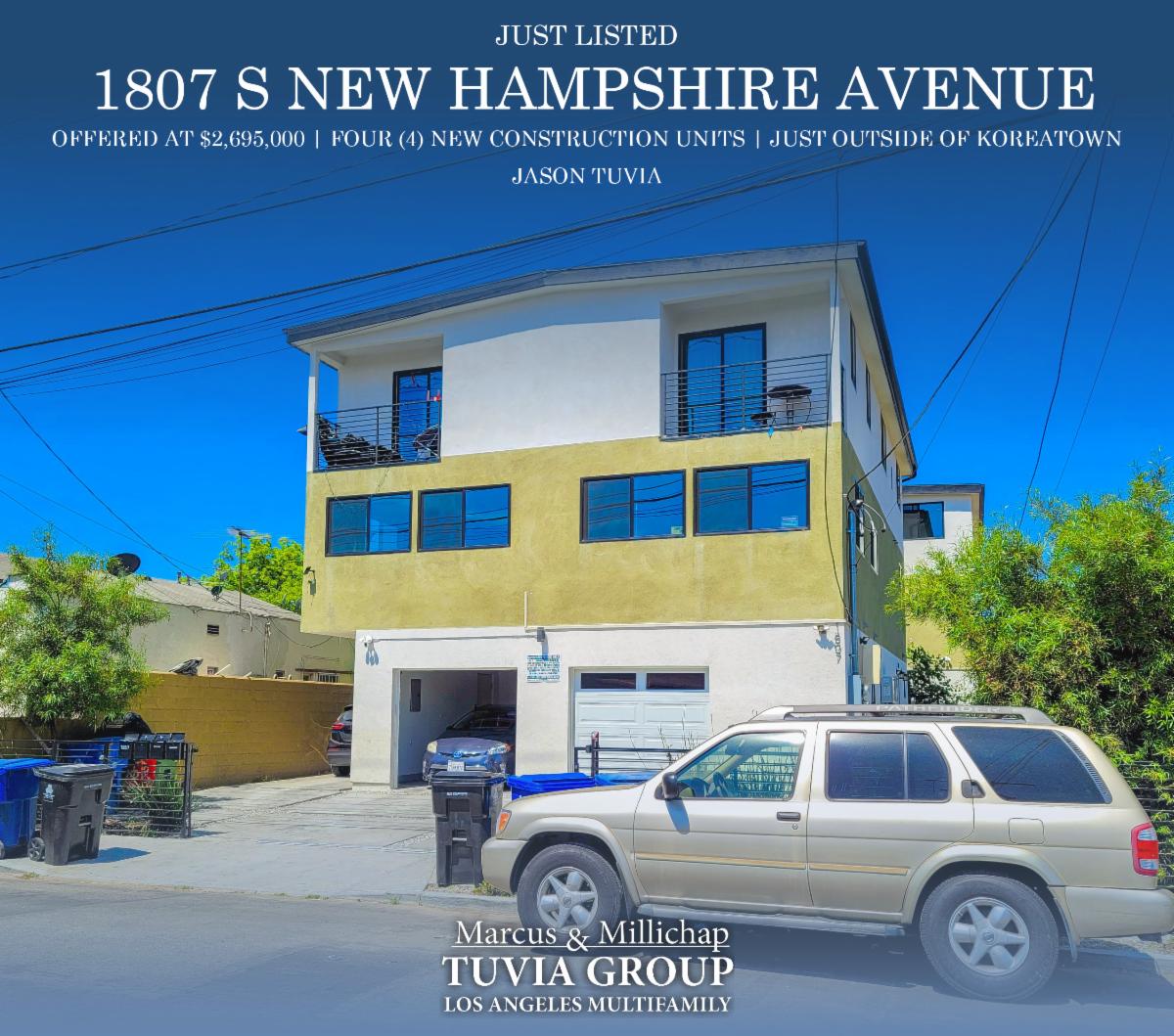 Just Listed 4 Units Good Pico Union Location Just Outside of