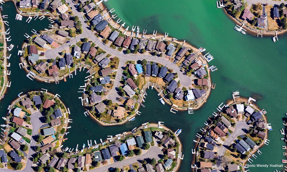 Tahoe Keys from above