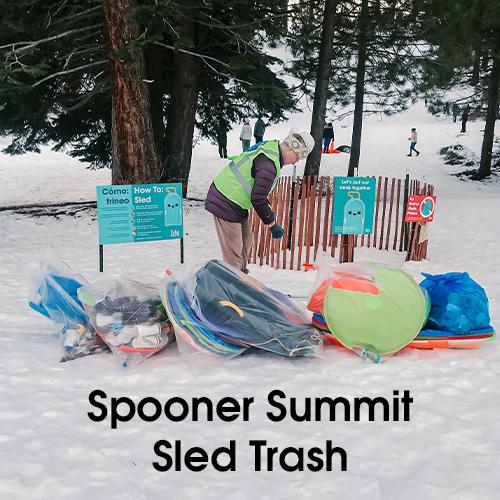 Spooner Summit Sled Trash