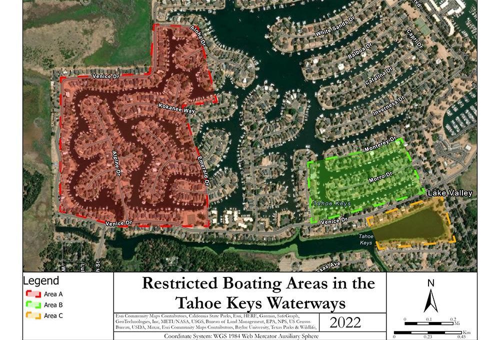 Tahoe Keys access restrictions