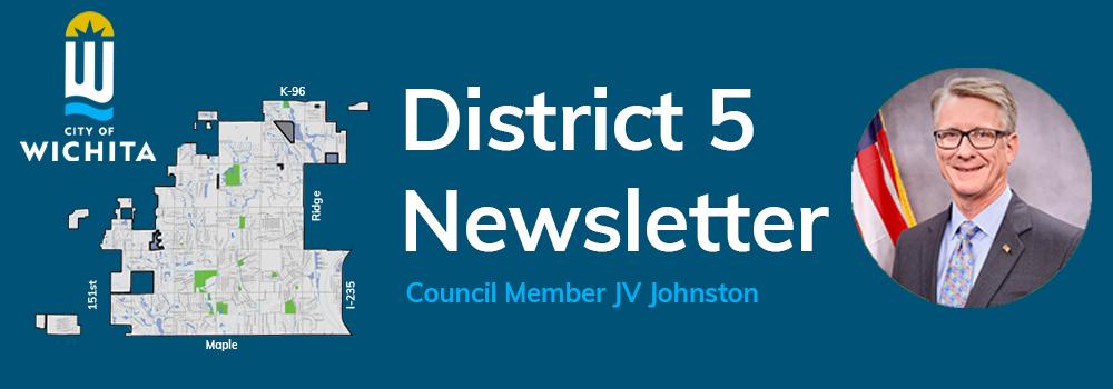 Newsletter header with map