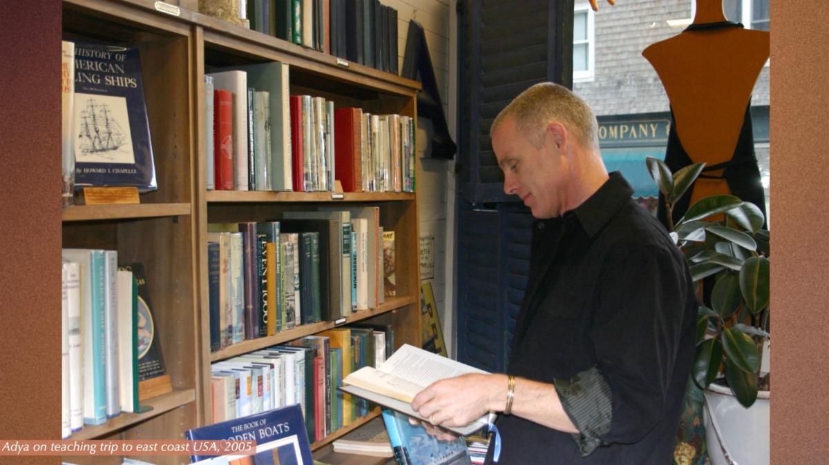 Adya in bookstore