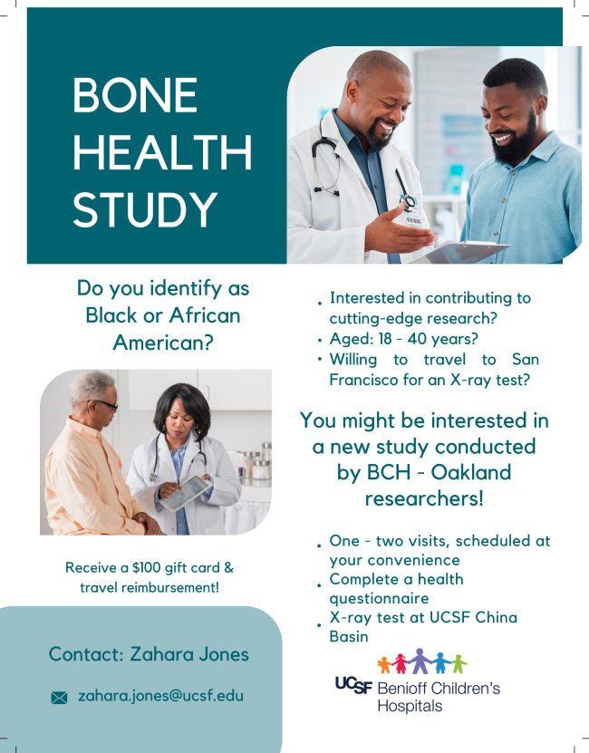 Bone Study participants wanted