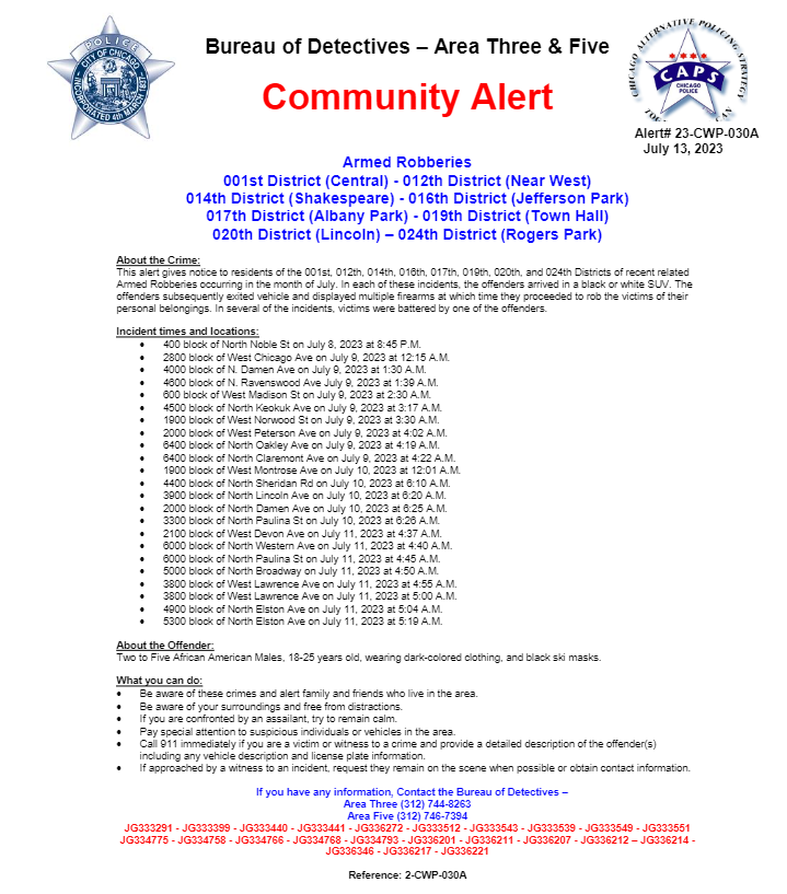 47th Ward Newsletter 7.14.23