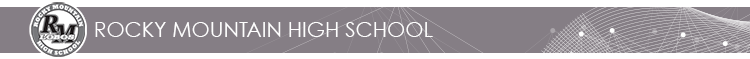 Rocky Mountain High School con logo