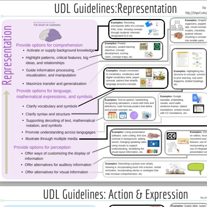 screenshot of a UDL infographic