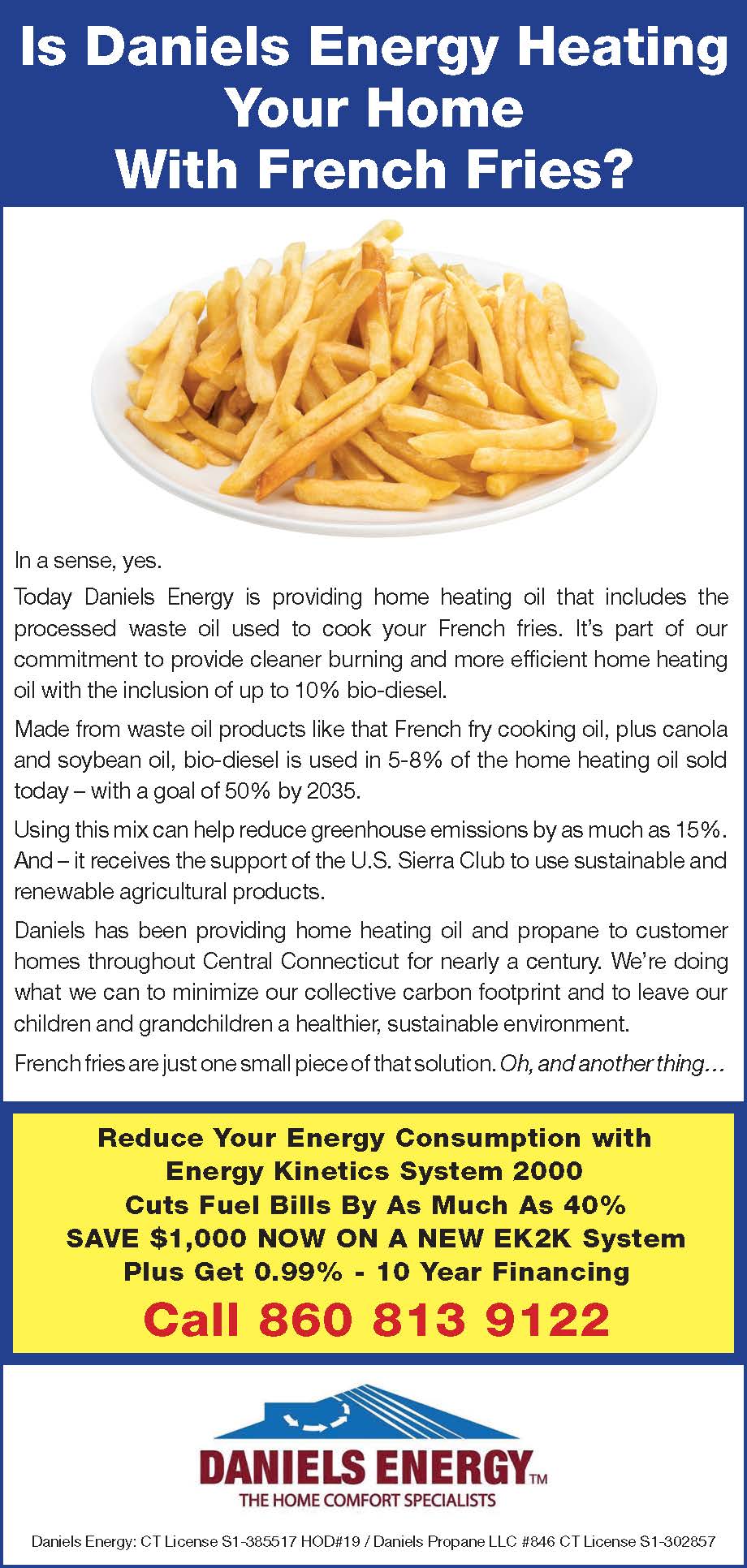 Daniels Energy Special Customer Savings News