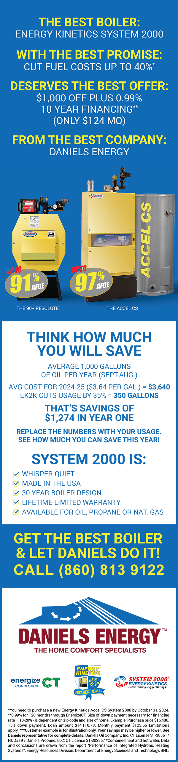 Daniels Energy Special Customer Savings News