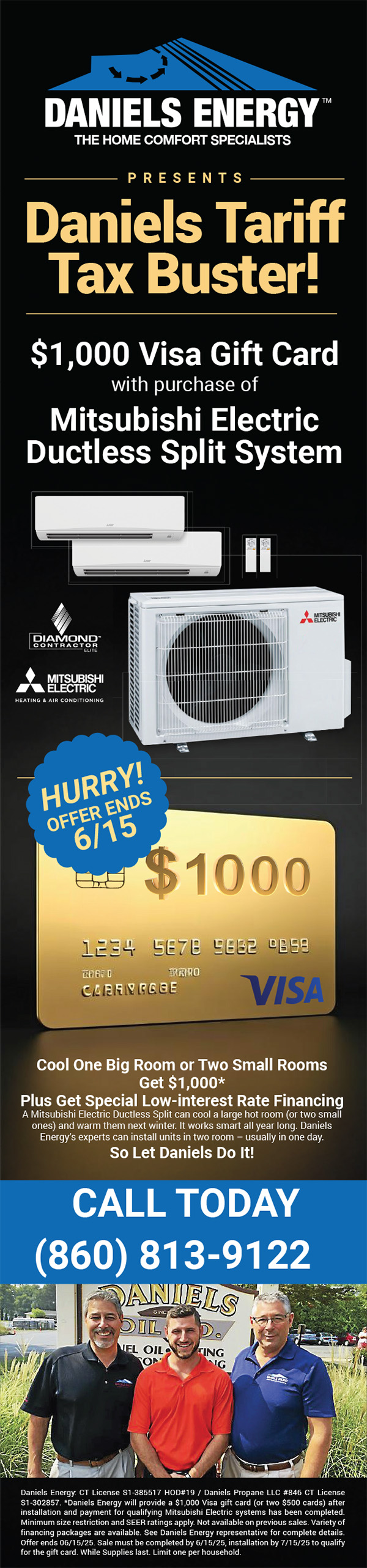 Daniels Energy Special Customer Savings News