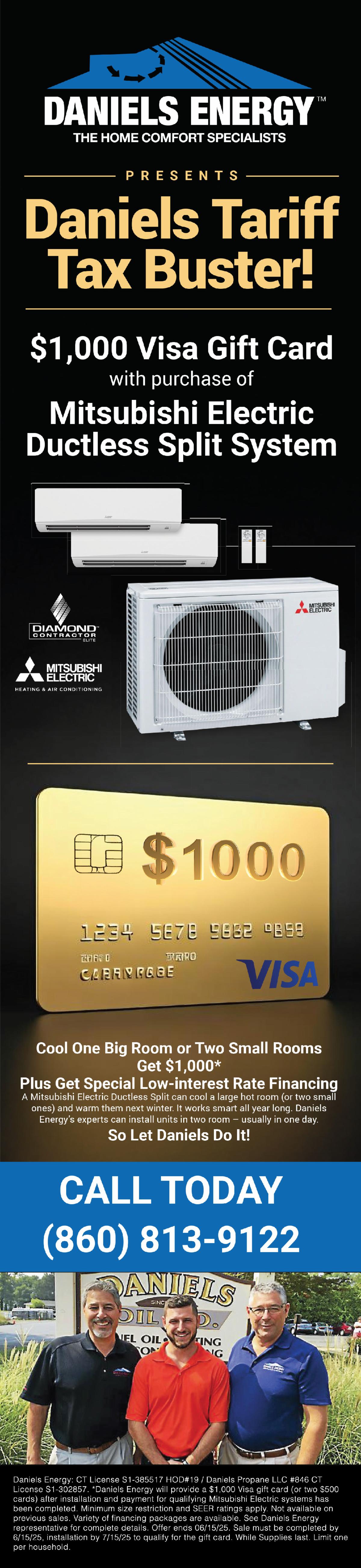 Daniels Energy Special Customer Savings News