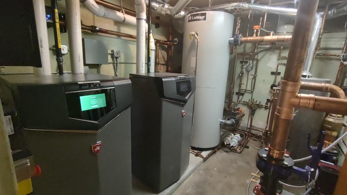 Photo of the new boiler installed at the LIFTT Billings office in fall 2026. 