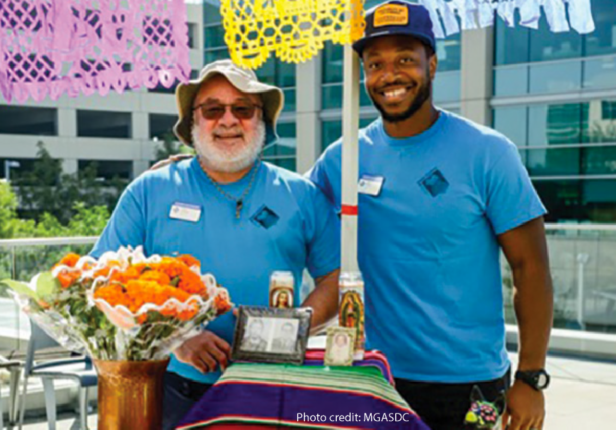 Photo of Master Gardeners Julio Estrada & Nick Roach 